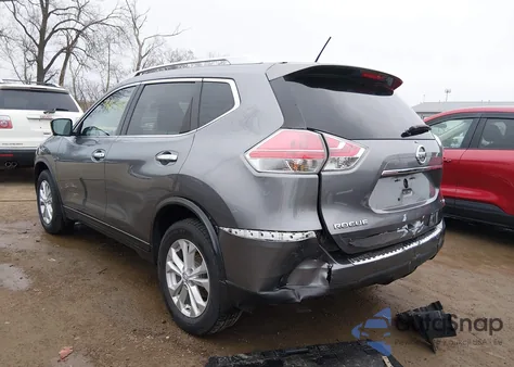 2015 Nissan Rogue Sv from USA, damaged, VIN KNMAT2MV4FP585968